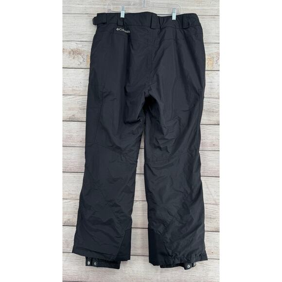 Columbia Omni Tech Snowboard Ski Pants Mens XL Black Adjustable Waist - Picture 2 of 12